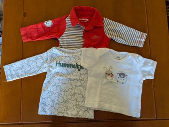Tee shirts 1 mois