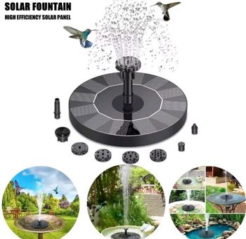 Pompe de fontaine d'eau flottante à énergie solaire
