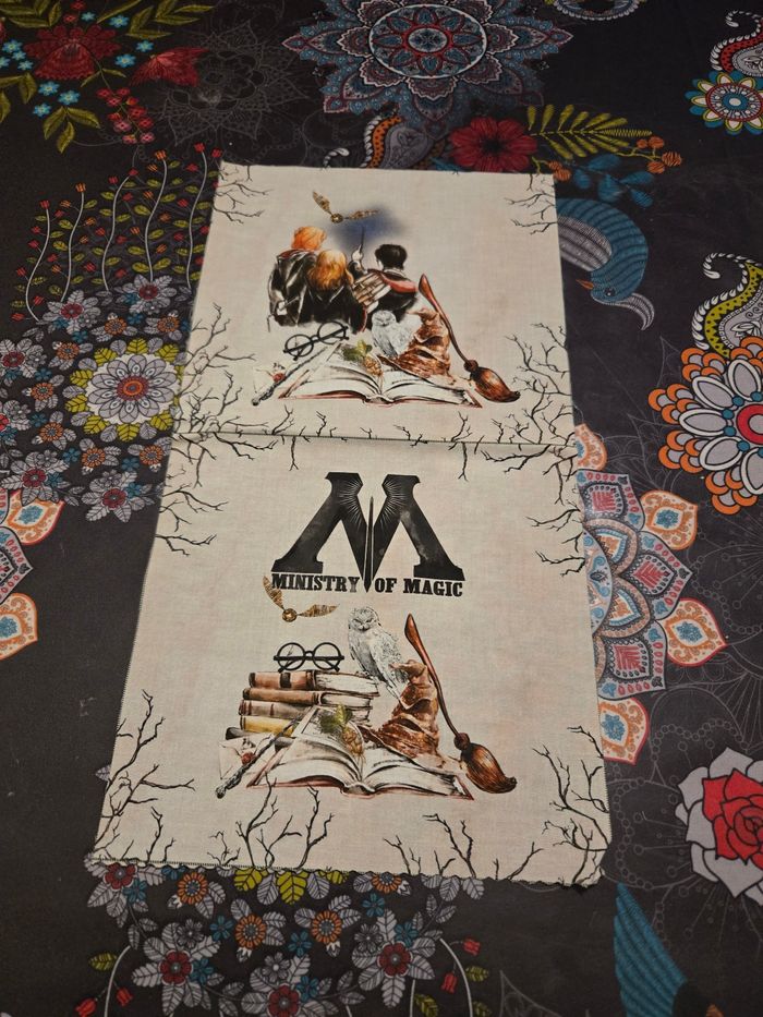 Double Panneau couture thème harry potter