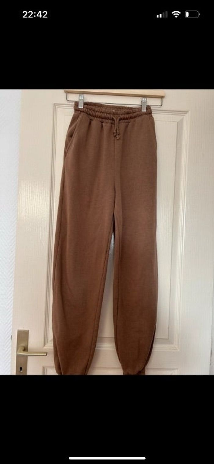 Bas de jogging marron