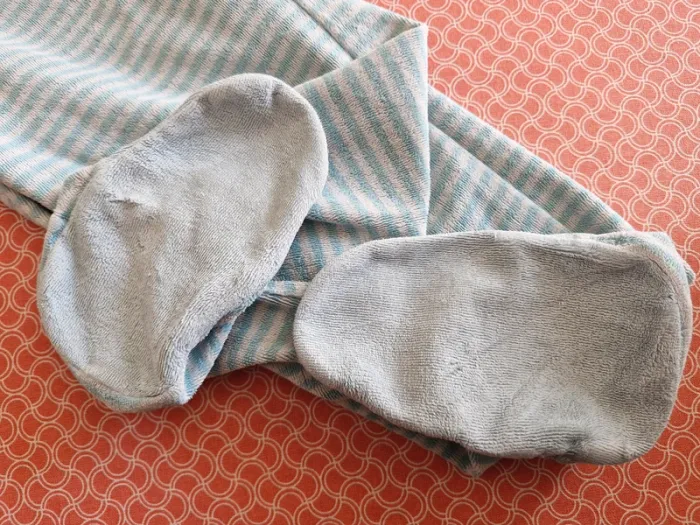 Ensemble pyjama garçon 3 ans Tissaia Oursons & étoiles bleu gris à rayure coton polyester - photo numéro 11
