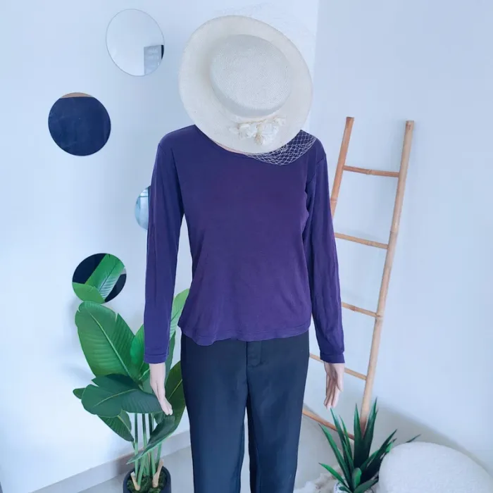 💎 Haut fluide violet • 38/40 • très bon état 💎 - photo numéro 1