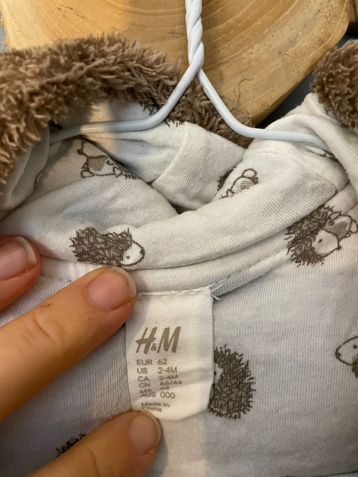 Combi petit ours H&M en 2-4 mois - photo numéro 2