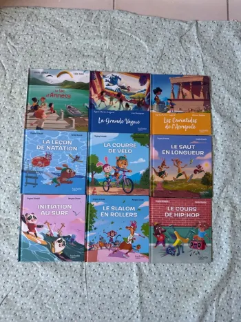 Lot 9 livres enfants