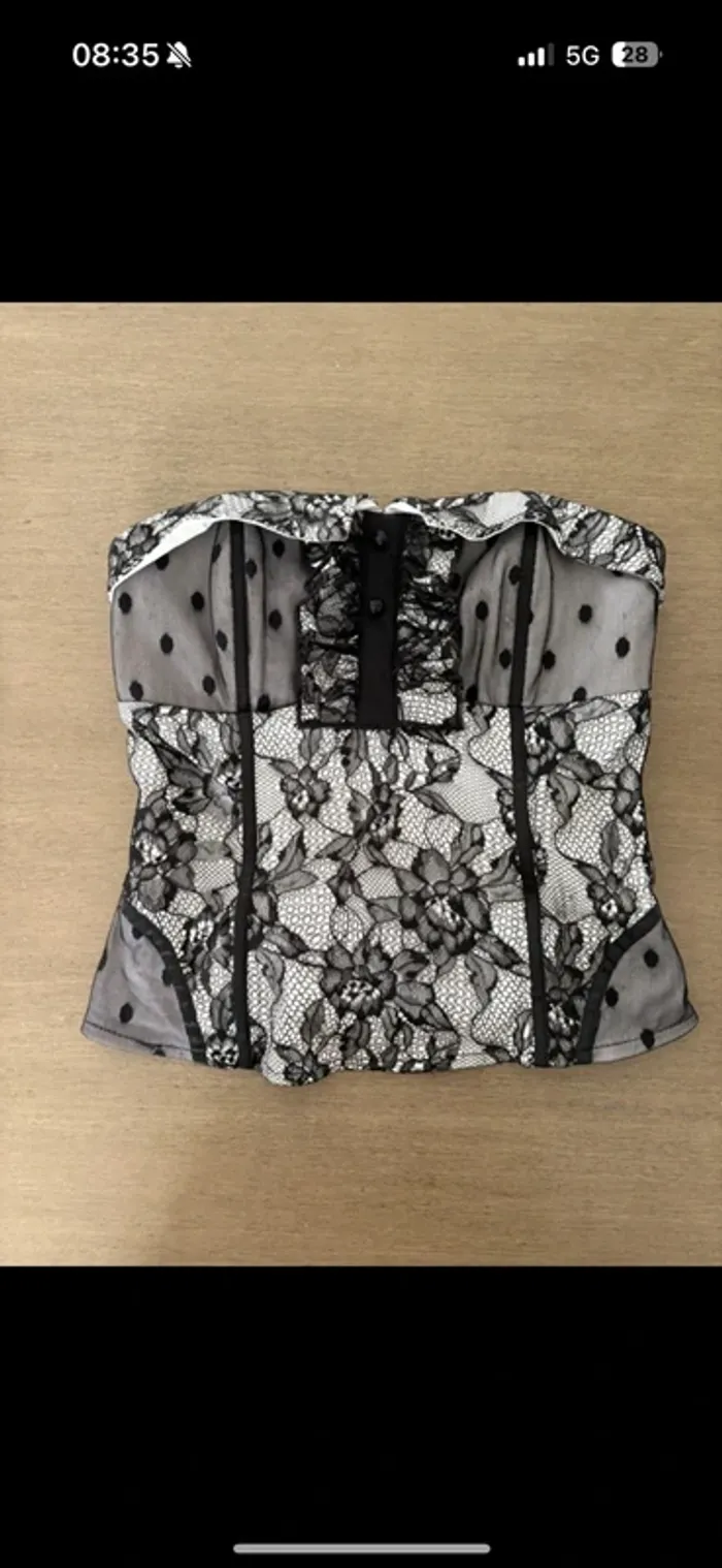 Haut bustier femme Morgan