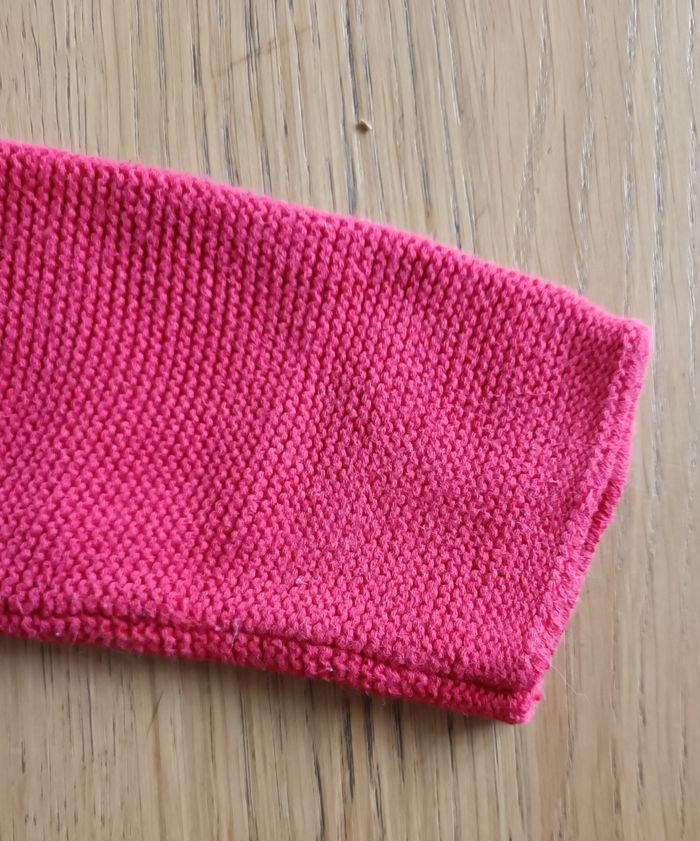 Gilet Cardigan en maille Jacadi rouge 12 mois fille - photo numéro 10