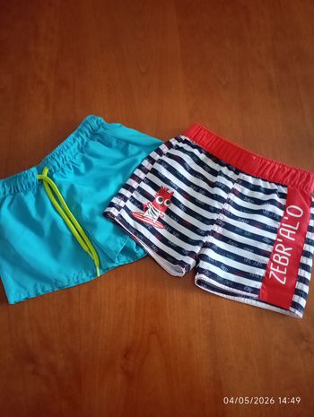 Lot de 2 shorts de bain 18/24 mois 