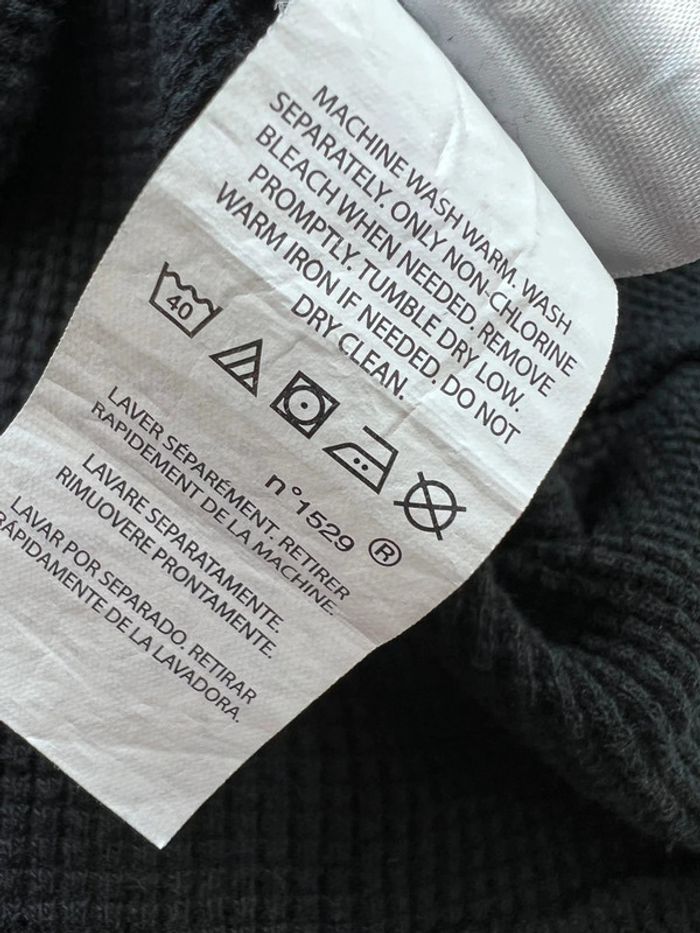 Pull nid-d’abeilles Ralph Lauren Noir avec logo brodé rouge Taille XXL - photo numéro 16