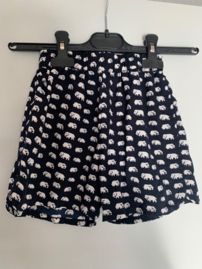 Short éléphant 6 ans