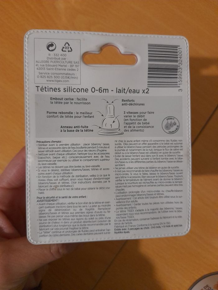 Tetine biberon 0-6 mois - photo numéro 5
