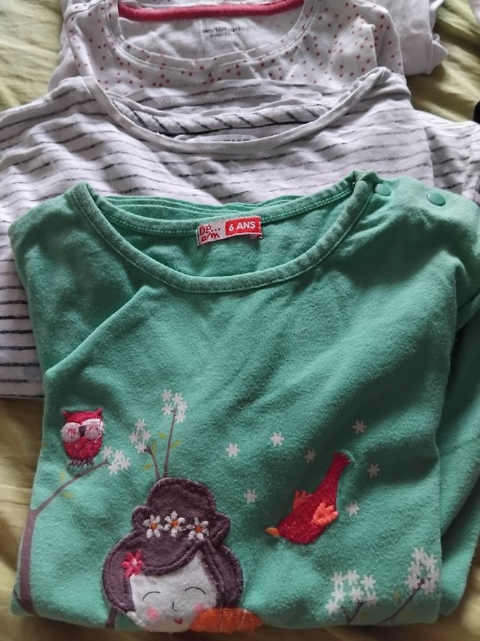 Lots Tee-shirt manche longue 6 ans - photo numéro 2