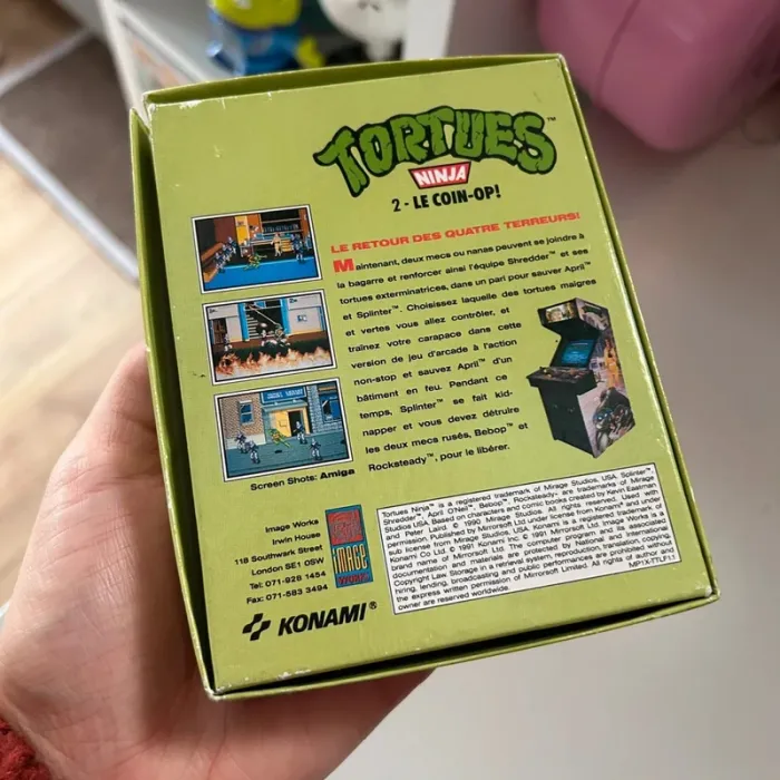 Boite jeu tortues ninja amstrad le coin-opi - photo numéro 6