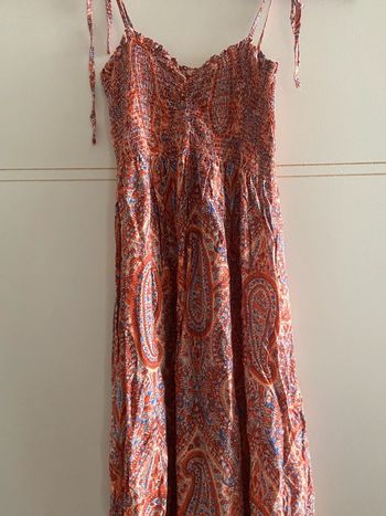 Magnifique robe longue d’été à bretelles