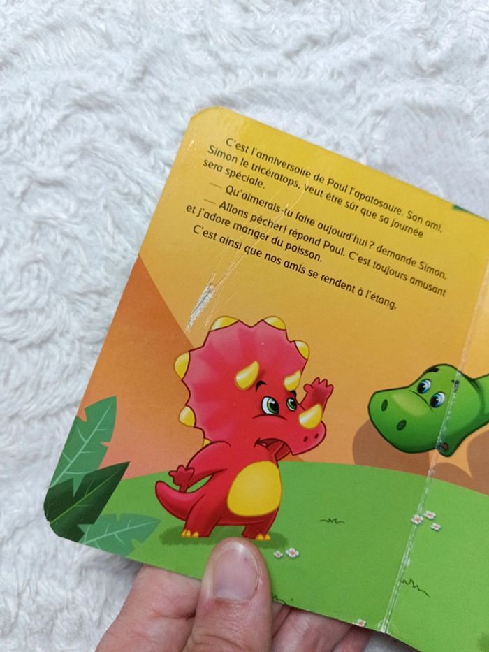 Lot de 2 livres cartonnés bébé enfant Groupe né Journée spéciale Lis et Joue Phidal - photo numéro 9