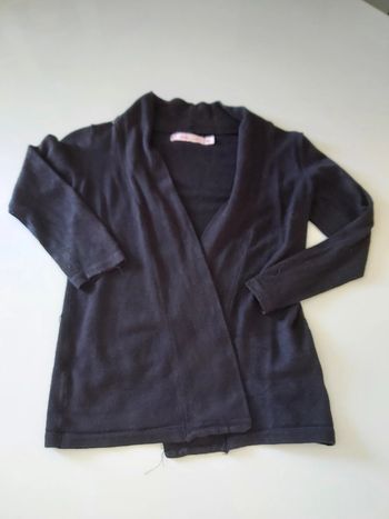 Gilet noir sans boutons 4 ans