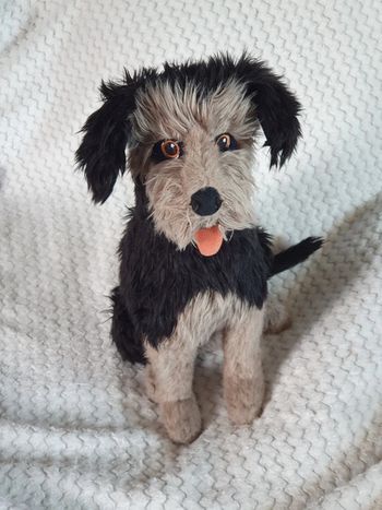 Peluche Clochard Live Action Disney Parks 2019 La Belle et le Clochard chien gris