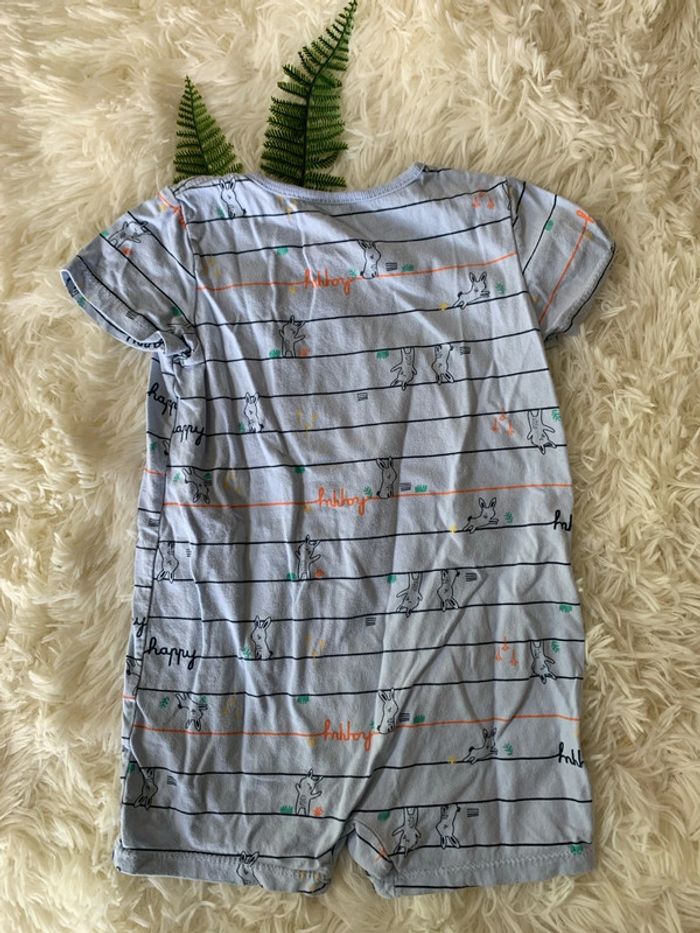 Lot 2 pyjamas combishorts été 24m - photo numéro 5