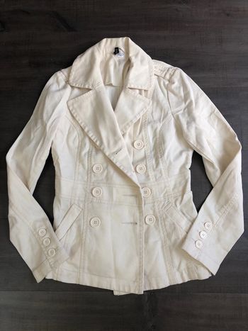 Veste caban léger beige H&M taille 38