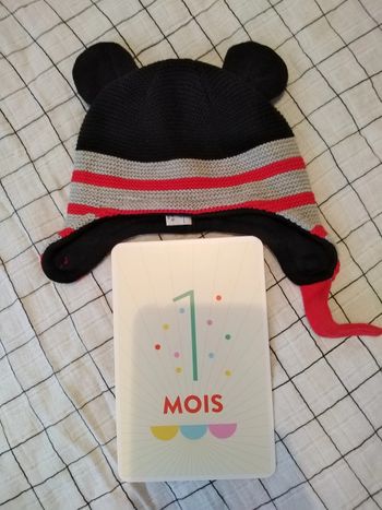 Bonnet Disney / Mickey 1 mois