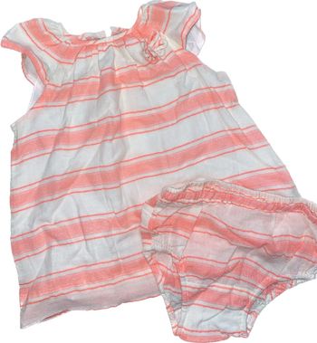 Robe bloomer rayée