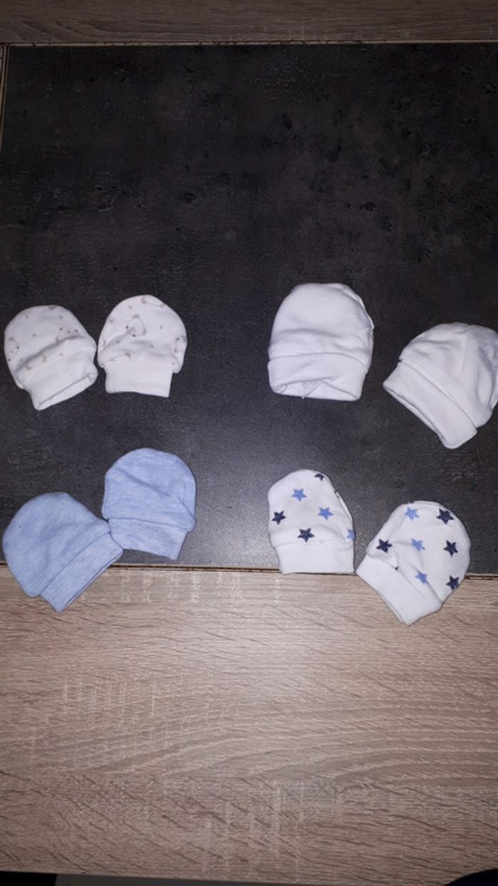 Lot de 4 paires de moufles