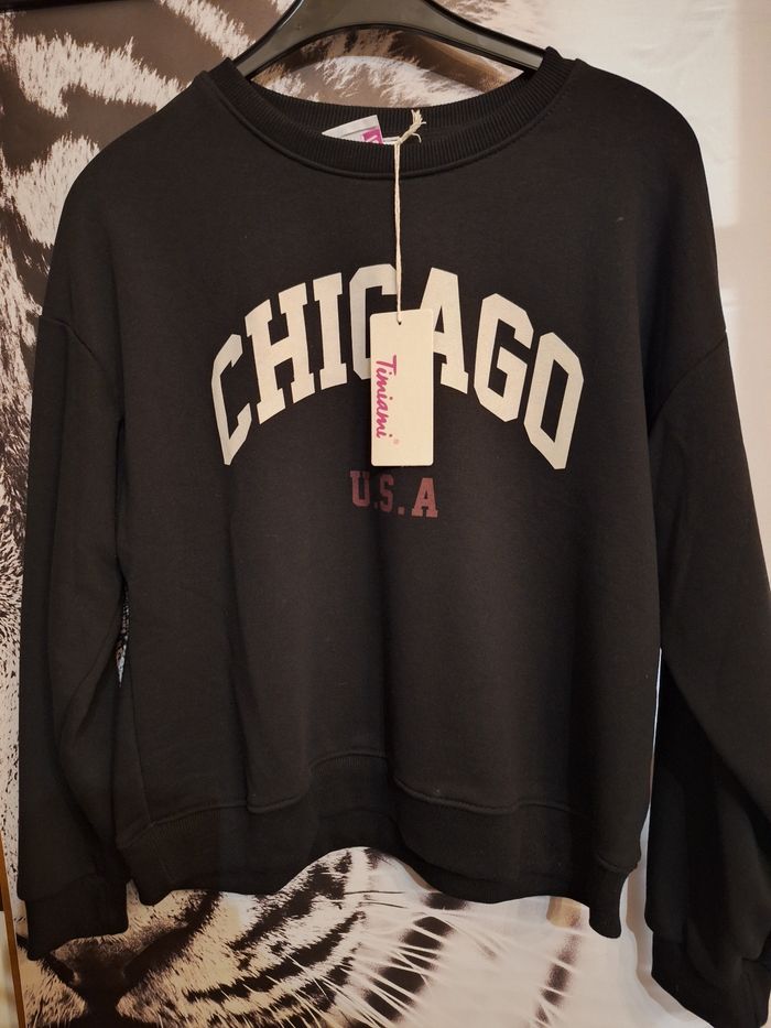 Sweat tiniami made in italy taille 44 oversize