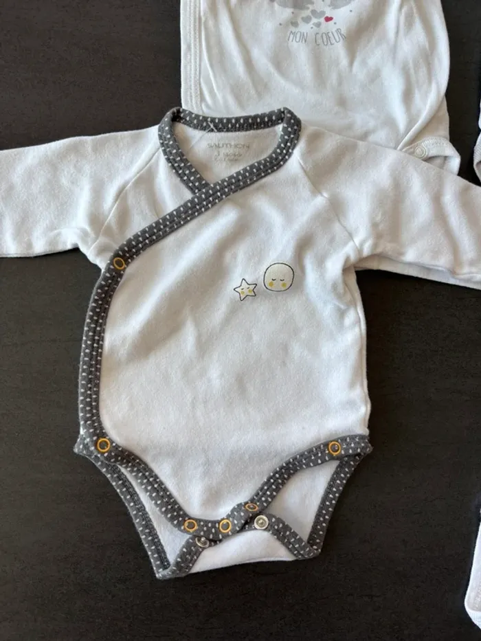 Lot de 7 bodies manches longues mixte - photo numéro 3