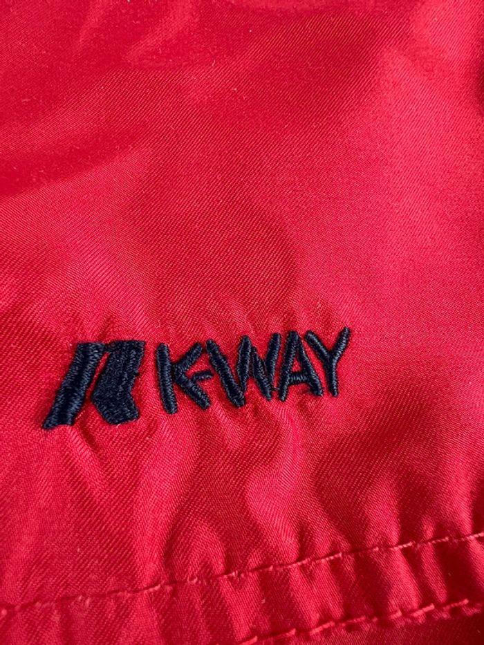 K-Way Rouge Taille M – Manteau Imperméable + Bob Réversible Offert - photo numéro 7