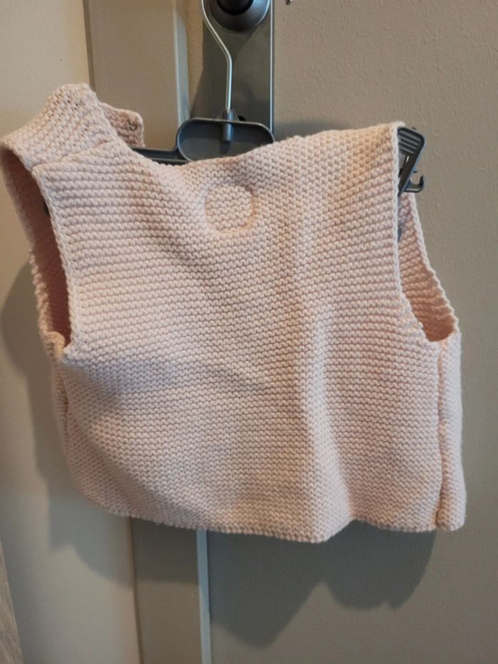 Boléro rose  bébé taille 9 mois marque Sergent Major - photo numéro 4