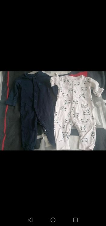 Lot 2 pyjamas léger sans pieds