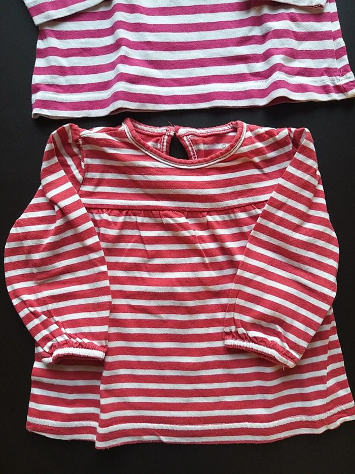 Lot de 2 t-shirts en 6 mois - photo numéro 2