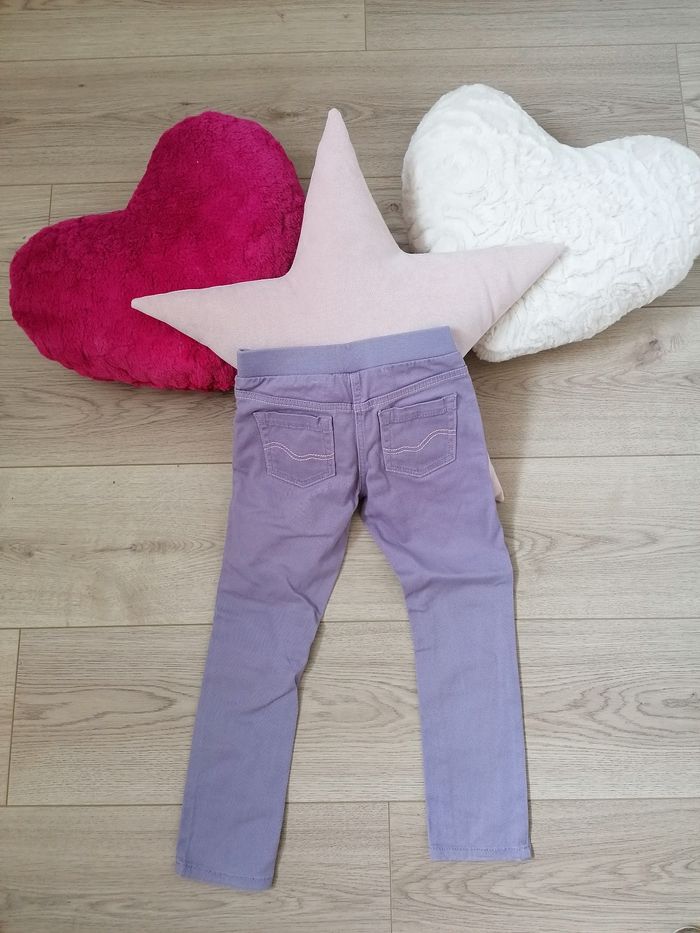 Jegging violet lila Creeks fille 4 ans - photo numéro 2
