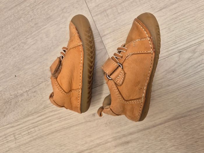 Chaussure chaussons très souple en cuir ideal premier pas - photo numéro 6