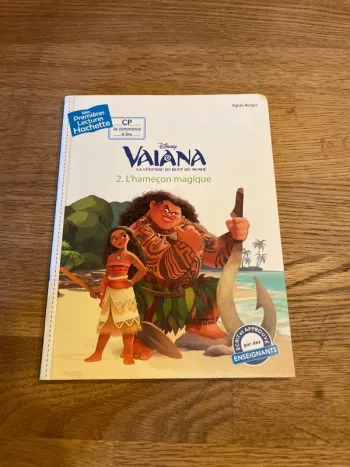 Livre Mes Première lecture Hachette CP je commence à lire Vaiana l’hameçon magique