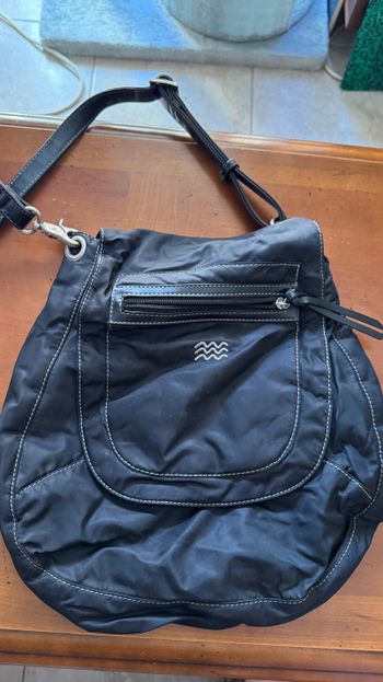 Sac noir en tissus