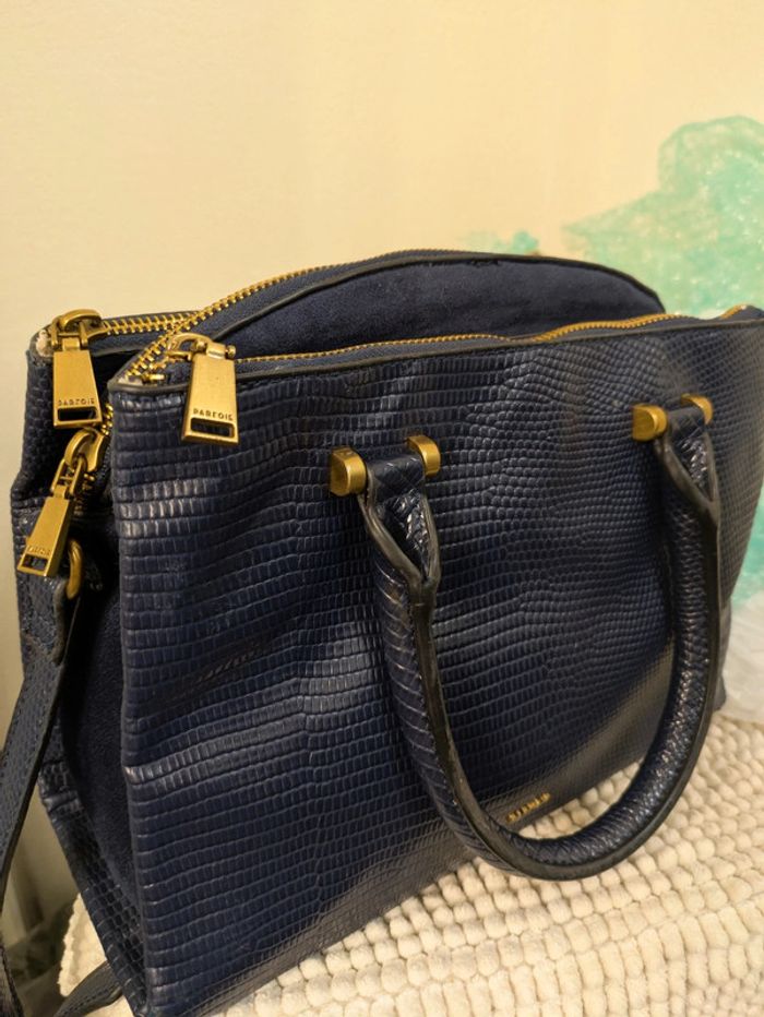 Sac 3 poches cuir et daim Parfois - photo numéro 14