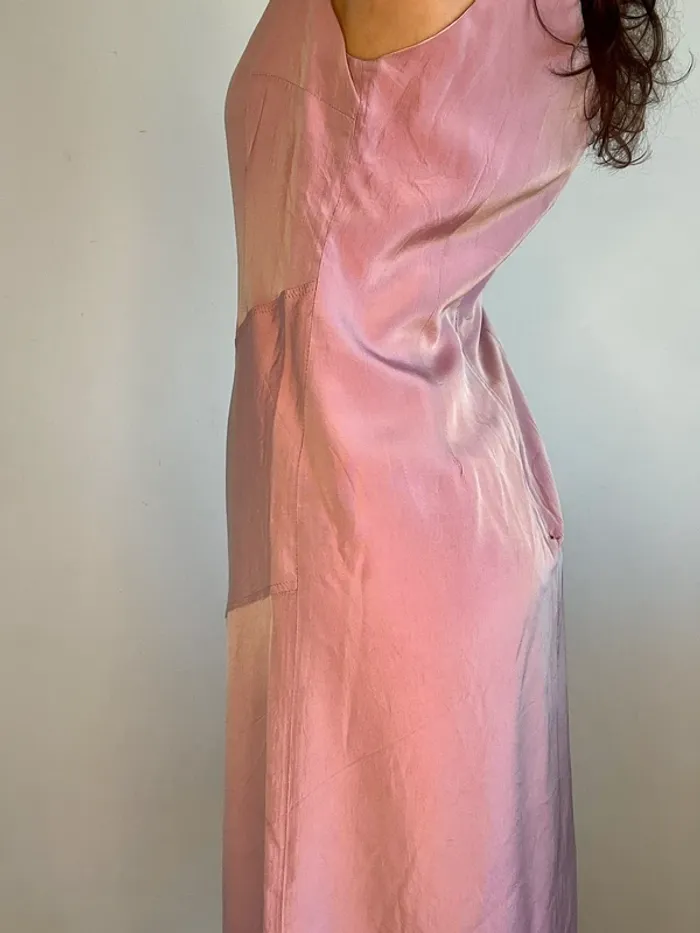 Robe y2k vintage rose taille M 🌸 - photo numéro 4