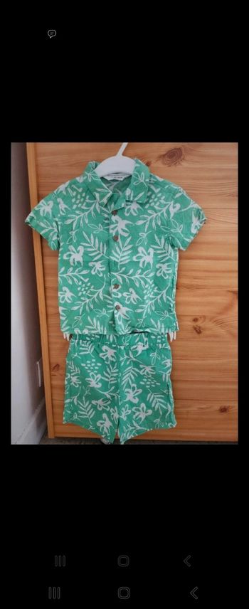 Ensemble été short garcon