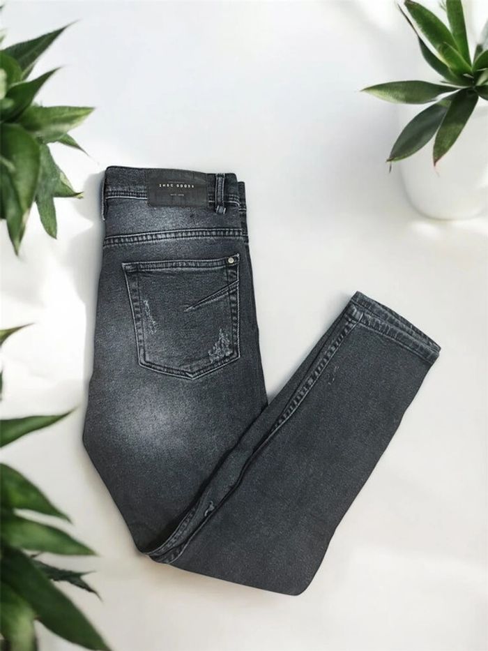 Jean à trou Zara man noir - photo numéro 2