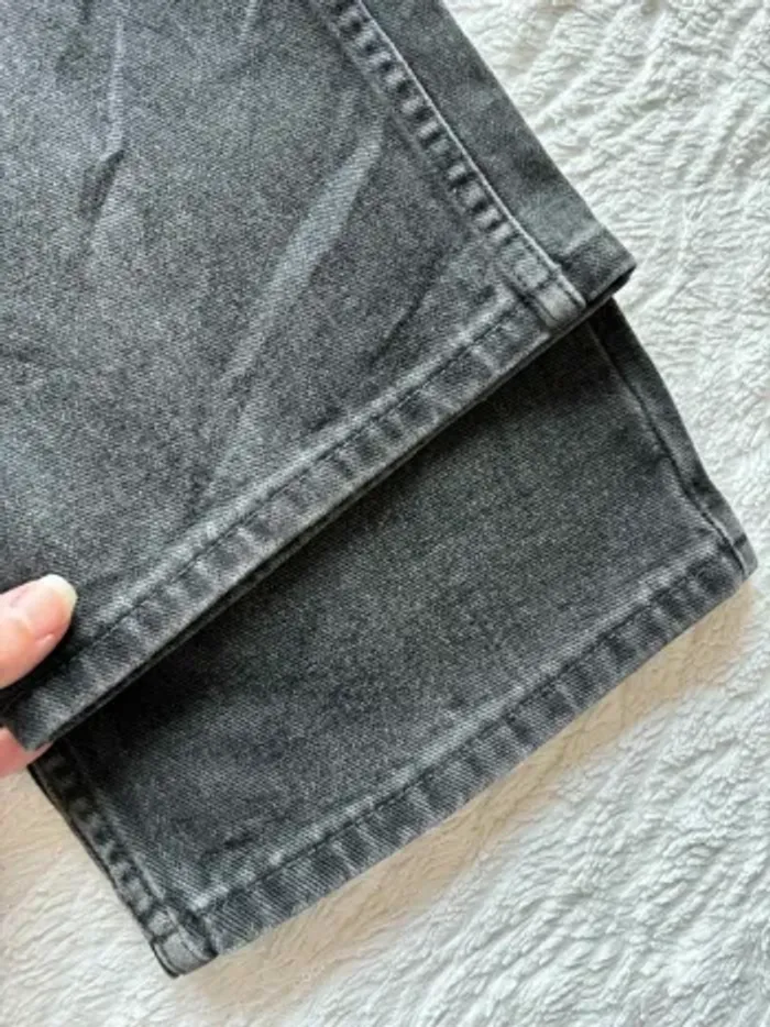 Jean Levi’s 619 regular straight droit taille haute gris anthracite 80/90s vintage Canada W36 XL/46 - photo numéro 3