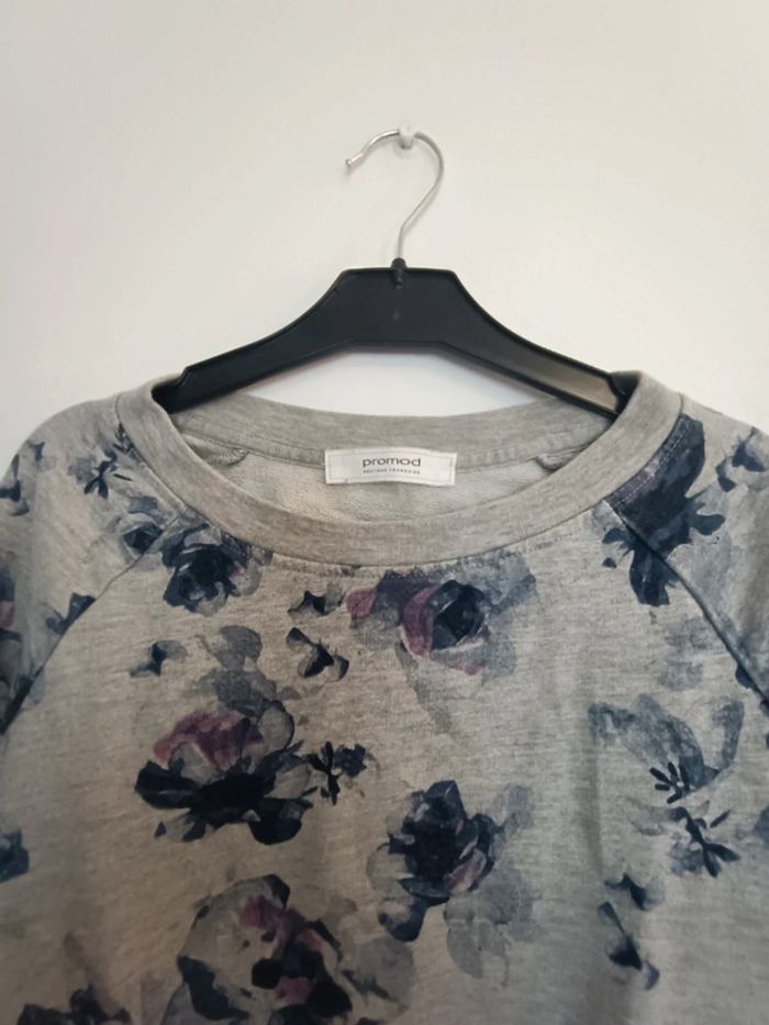 Sweat Promod 36 fleuri - photo numéro 2