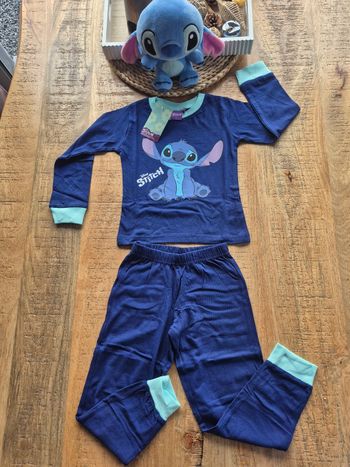 Pyjama Stitch Bleu Foncé 3 ans