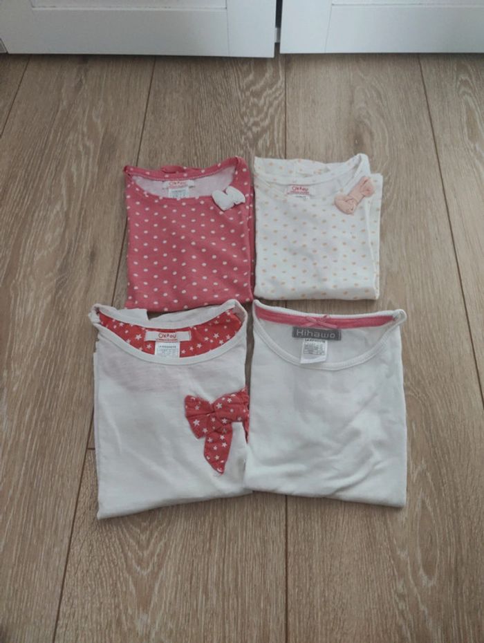 Lot de 4 Tee shirt