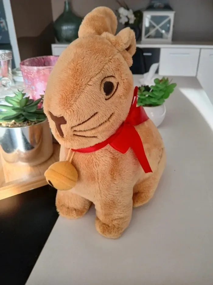 Péluche Lapin Lindt 🌿🎁 - photo numéro 8