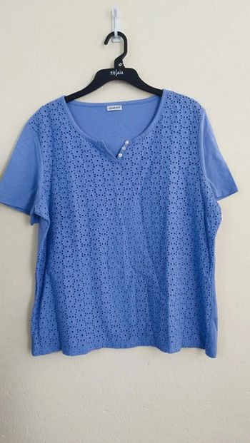 Blouse mauve - Damart - taille 46/48
