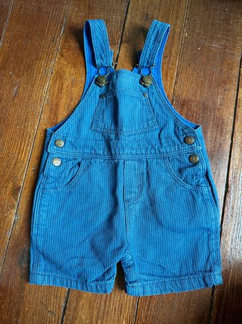 Salopette courte Petit Bateau 3 mois