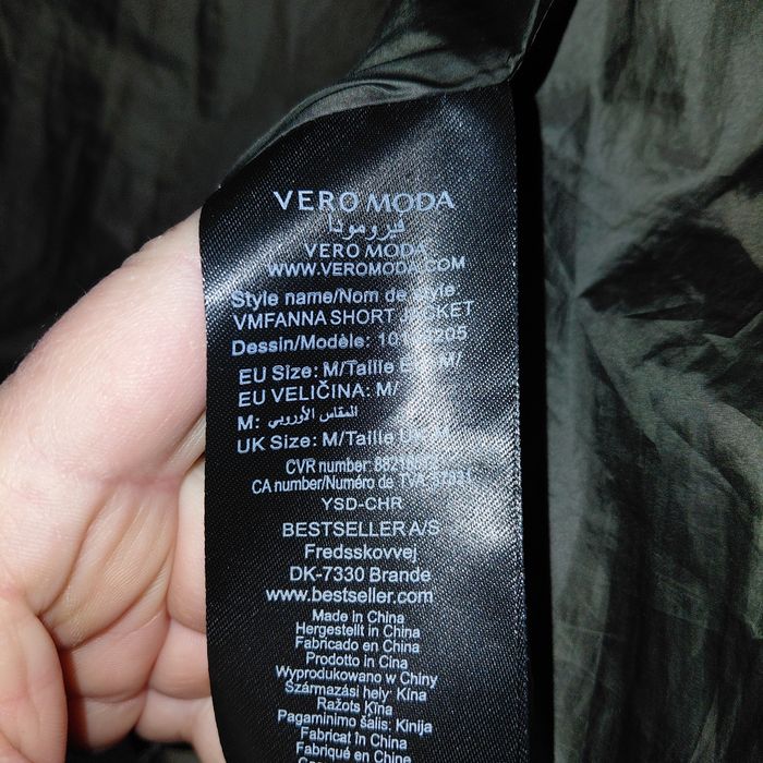 Vero Moda- veste mi saison kaki Taille M - photo numéro 7