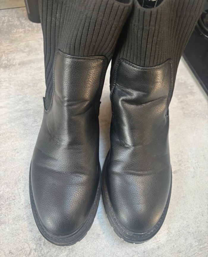 Bottines noirs femme taille 40 - photo numéro 3