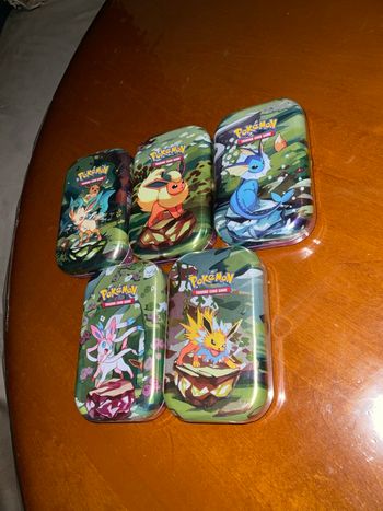 Pokémon lot de 5 mini tins évolutions prismatiques - EV.8.5