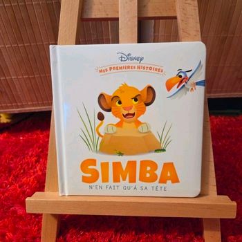 Livre enfant Disney mes premières histoires simba n’en fait qu'à sa tête